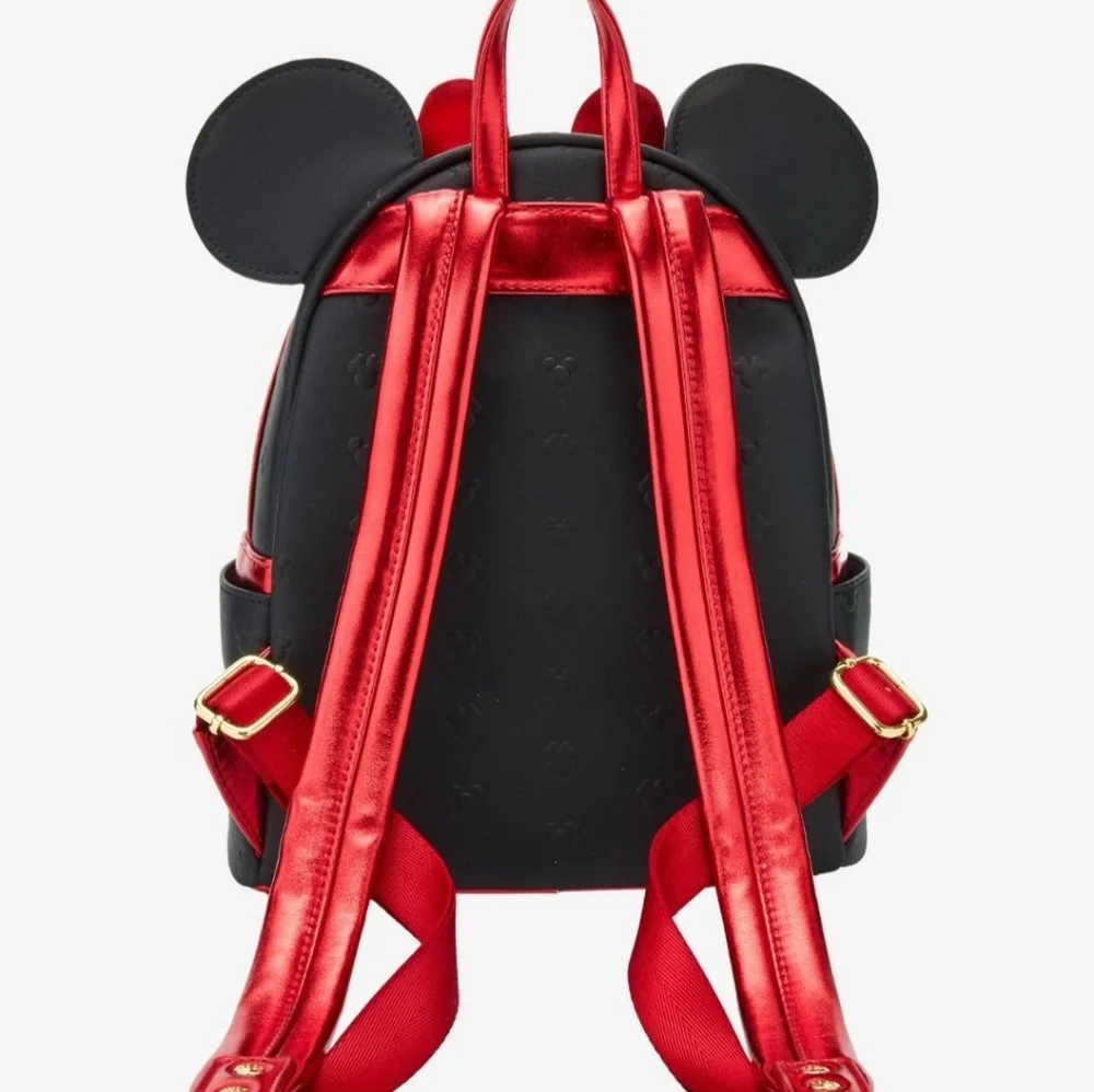 Loungefly Disney Minnie Mouse Metallic Backpack - Picture 3 of 7